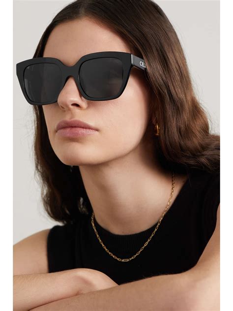 old celine sunglasses black|oversized celine sunglasses.